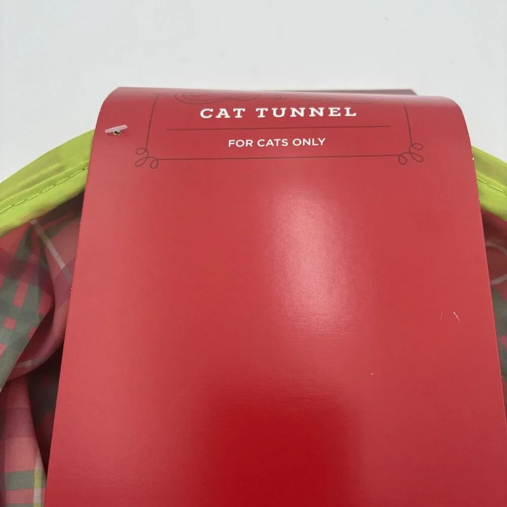 Foldable Wondershop Holiday Cat Playhouse Tunnel